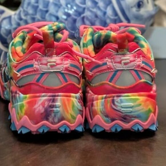 P10 FILA Oakmont TR Multi-Color Tye Dye Shoes - Picture 5 of 10